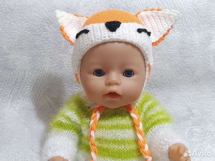 Шапочки для беби борн