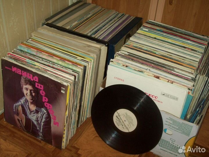Пластинки(винил и пластинки на 78 об.) -б.у