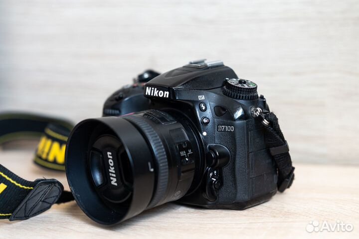 Фотоаппарат nikon 7100 с объективом