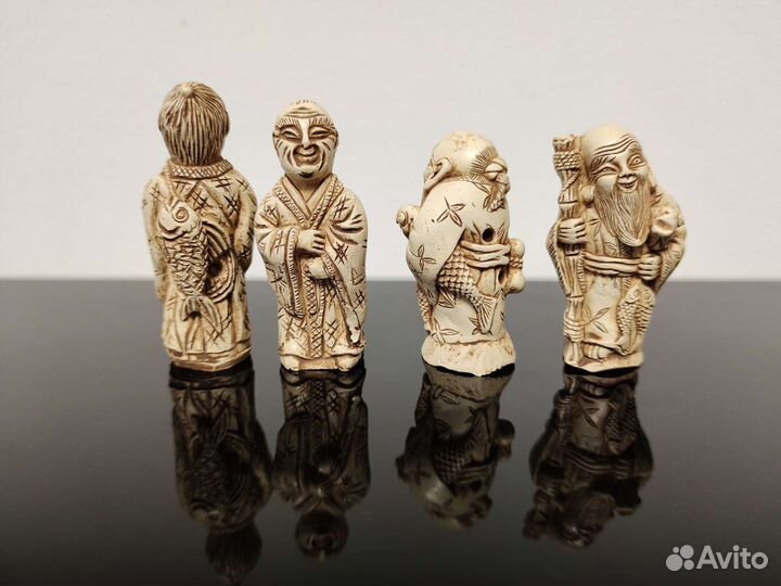 Нецке нэцкэ нецки Эбису бог счастья и удачи