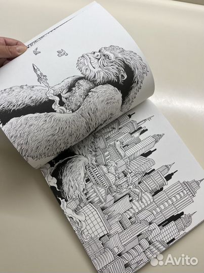 Imagimorphia Оригинальная Америкаснская раскраска