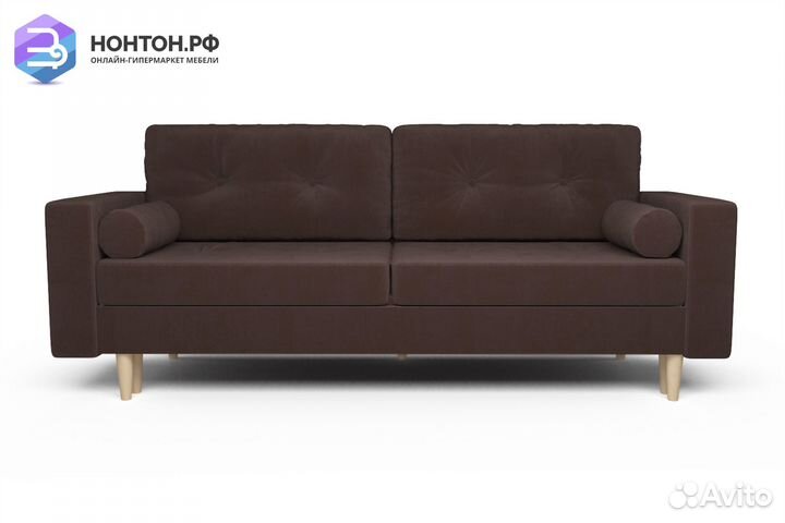 Диван тик-так Белфаст коричневый