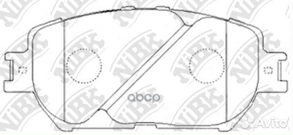 Колодки тормозные toyota camry 01- 2.4-3.0 перед