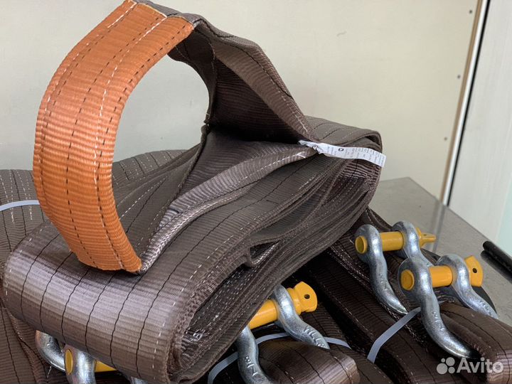 Трос буксировочный 42тн./5м.(180 мм.)комплект 2шт