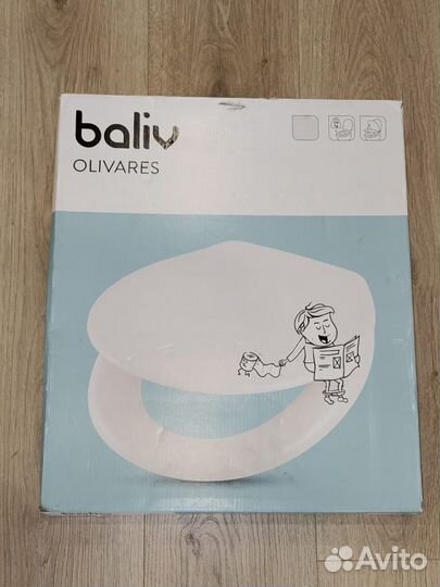 Сиденье для унитаза Baliv новое