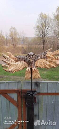 Сова садовые фигуры