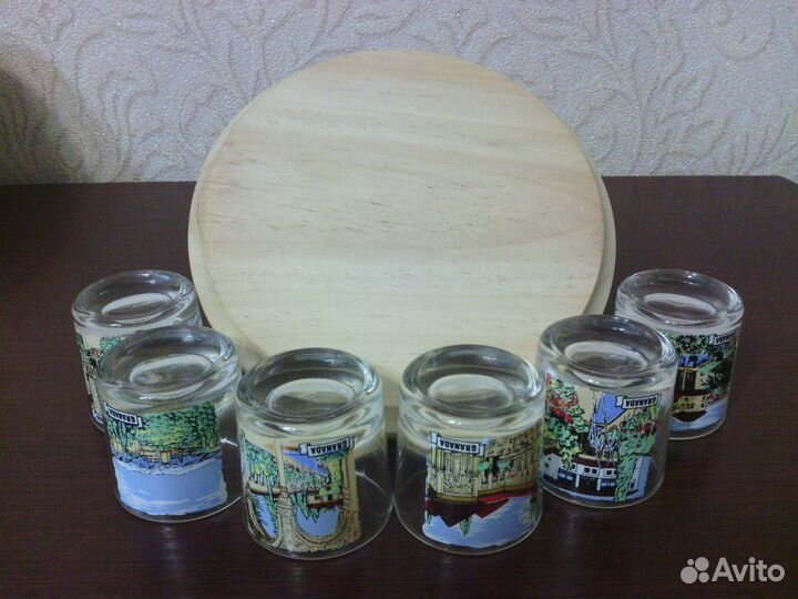 Набор стаканов/стопок 6шт