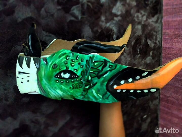 Бумажные драконы на руку