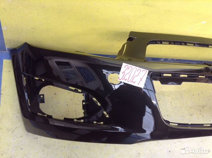 Chevrolet Aveo T300 Бампер передний черный