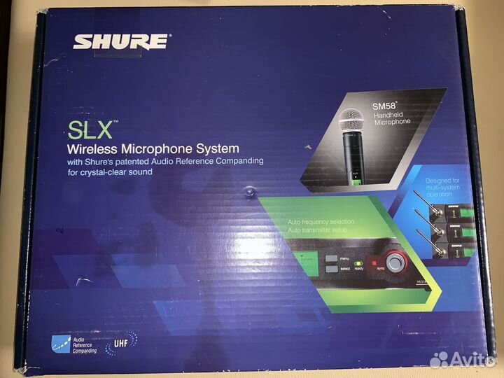 Shure SLX4/SLX2 SM 58 - беспроводная радиосистема