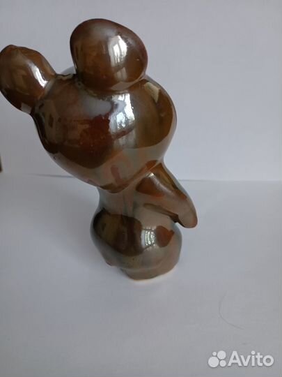 Олимпийский мишка 14 см темно-шоколадный