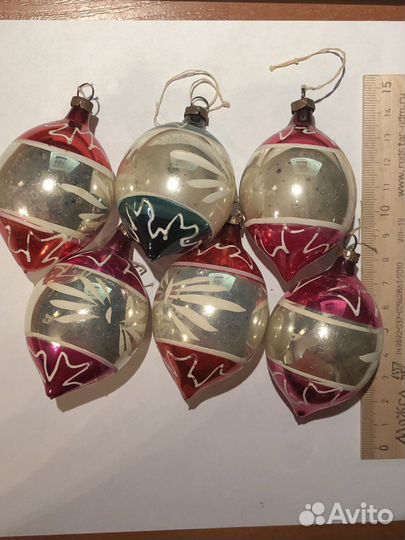 Ёлочные игрушки старые