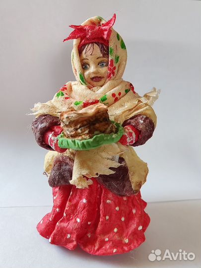 Ватные елочные игрушки