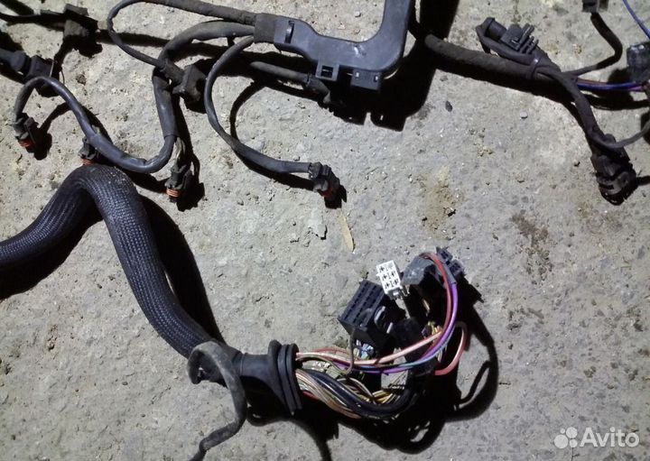 Проводка мотора Мерседес S 220