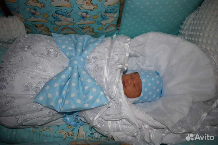 Комплект на выписку для мальчика