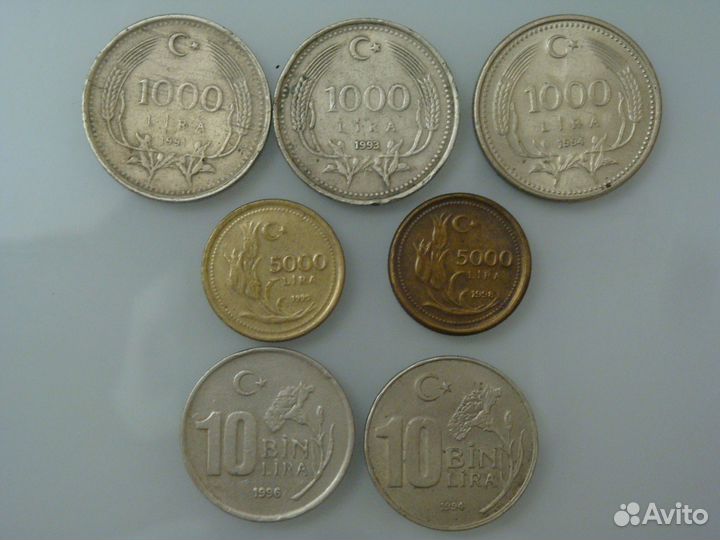 Монеты Турции