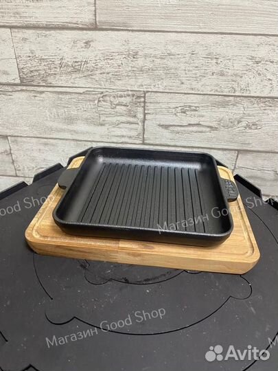 Сковорода-гриль с дощечкой