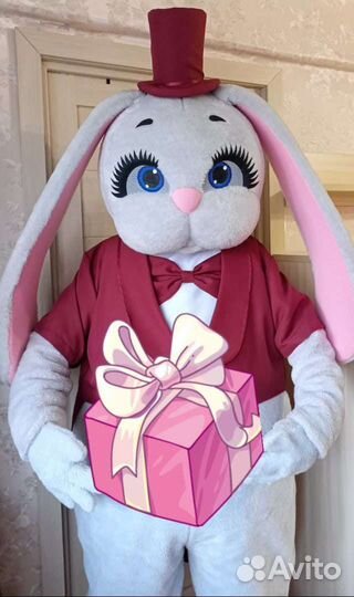Зайка ростовая кукла