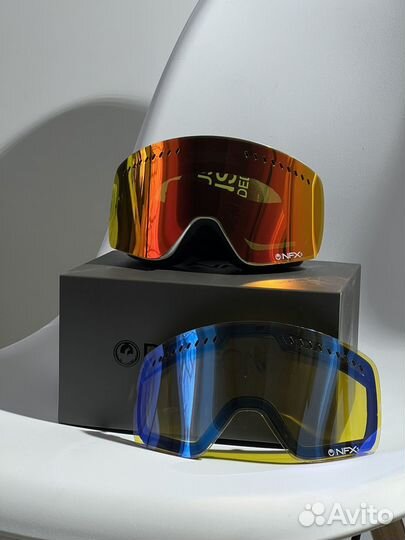 Горнолыжная маска Dragon NFXs Redlon+YellwBluelon