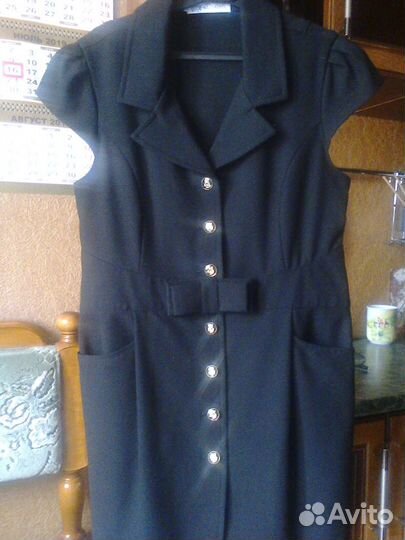 Школьный сарафан Duwali (черный) р. 134