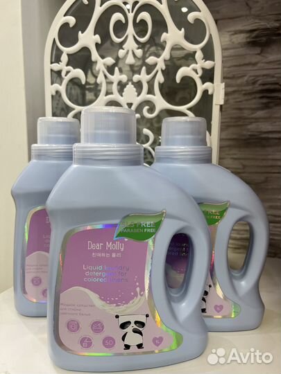 Гель для стирки цветного белья Dear Molly 1 литр