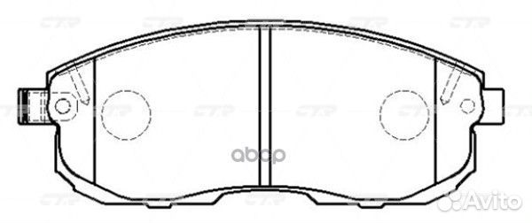 Колодки nissan Juke (F15),Maxima (III,IV),Teana