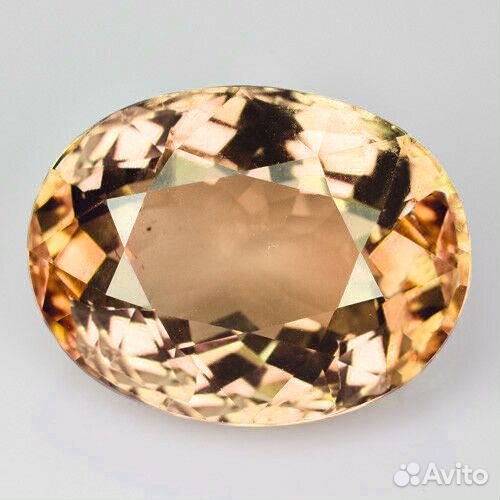 Турмалин натуральный 2,50Ct 9х7мм VVS Шампанское