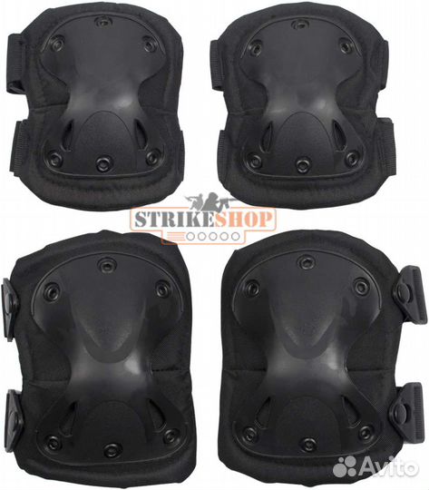 Наколенники и налокотники X-тип EmersonGear Черные