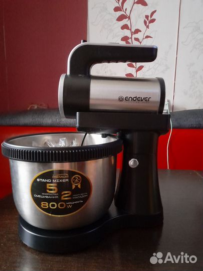 Миксер с вращающейся чашей endever sigma-12