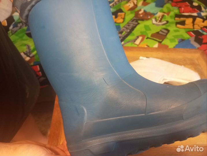 Резиновые сапоги зимние