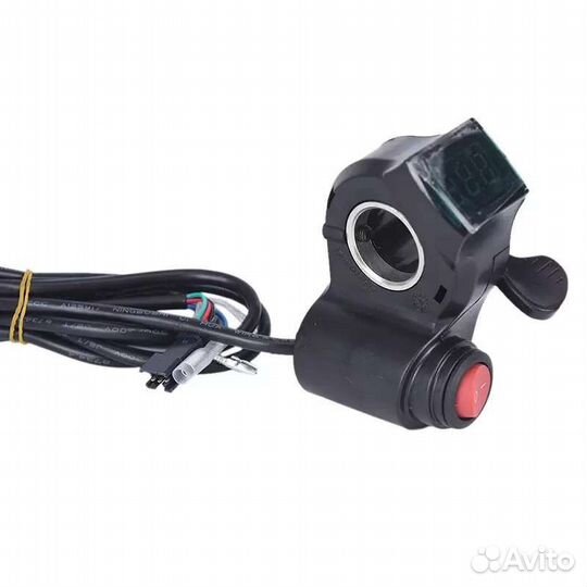 Курок газа с вольтметром и без