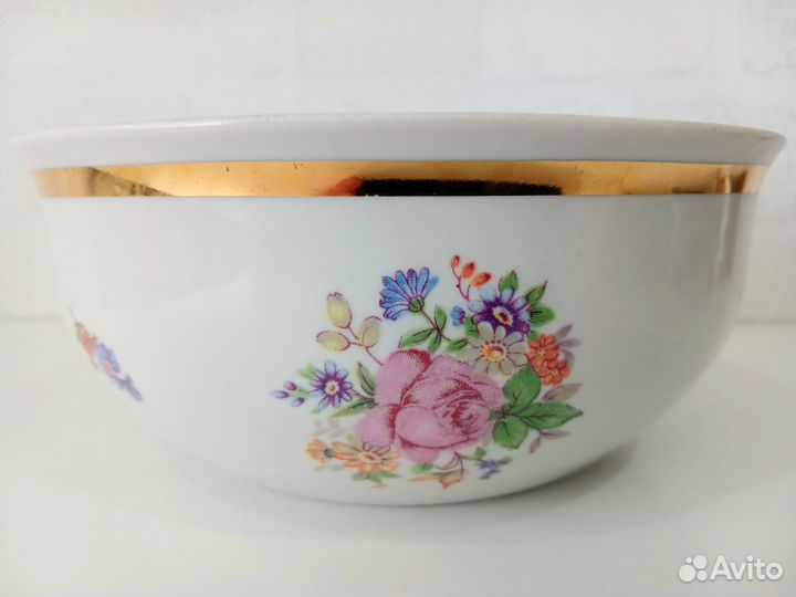 Тарелки и салатница СССР фабрики Чайка 1971 г