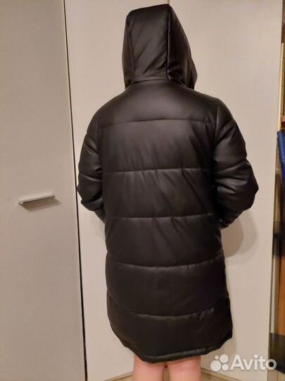 Куртка из экокожи 46 размера зима-осень