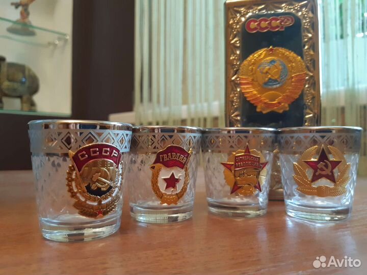 Графин с рюмками СССР