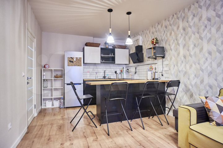 1-к. апартаменты, 53,9 м², 1/6 эт.