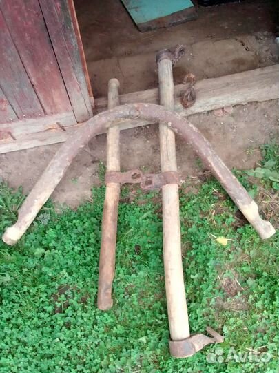 Лошадиная дуга, валек для плуга и бороны