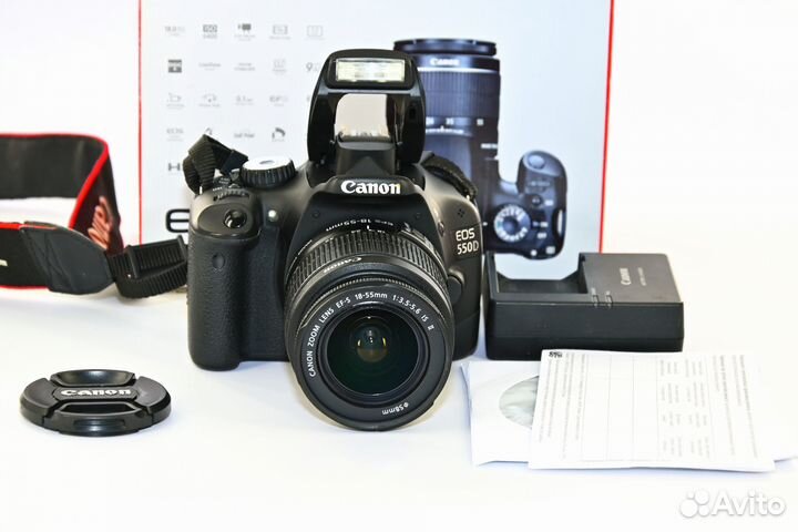 Canon EOS 550D/T2i 18.0MP Kit Canon 18-55