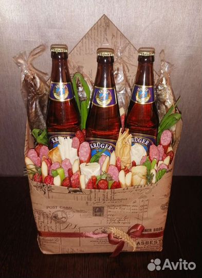 Мужские букеты съедобные