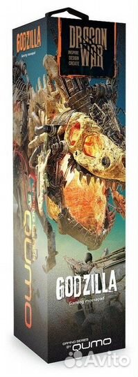 Игровой коврик для мыши Qumo Dragon War Godzilla