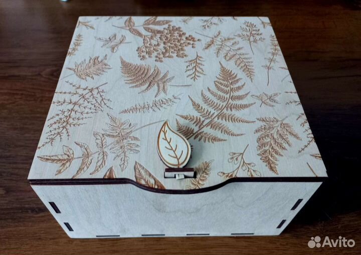 Деревянная шкатулка-конструктор