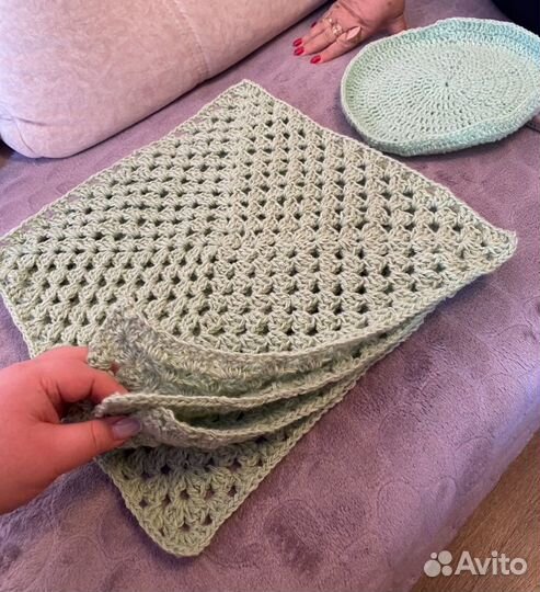 Салфетки вязаные крючком