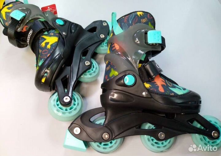 Ролики 26-29 TechTeam Kongo голубой