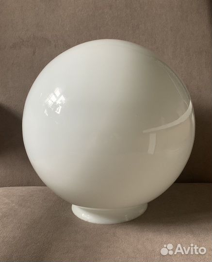 Плафон СССР большой молочное стекло