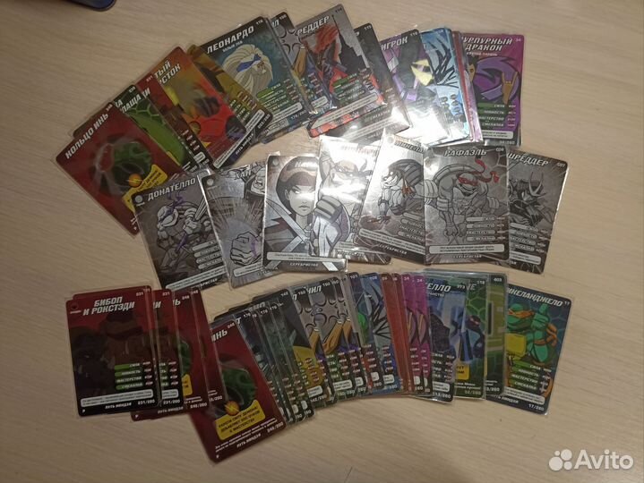 Карточки черепашки ниндзя