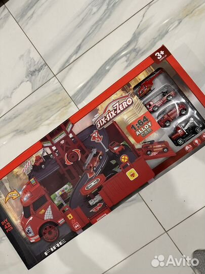 Игровой набор Машина-трансформер Пожарная станция