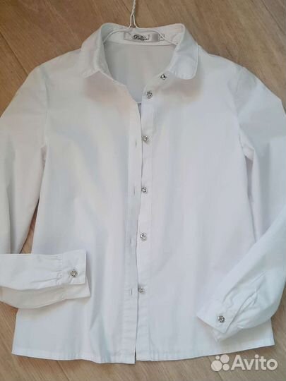 Блузка белая Deloras 146см