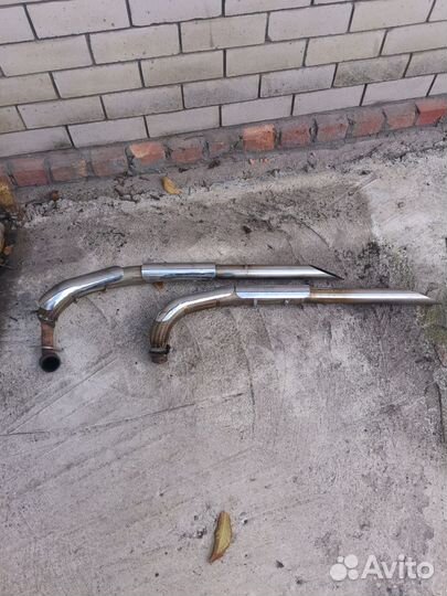 Выхлопная система на Ямаха xvs 1100 Drag Star