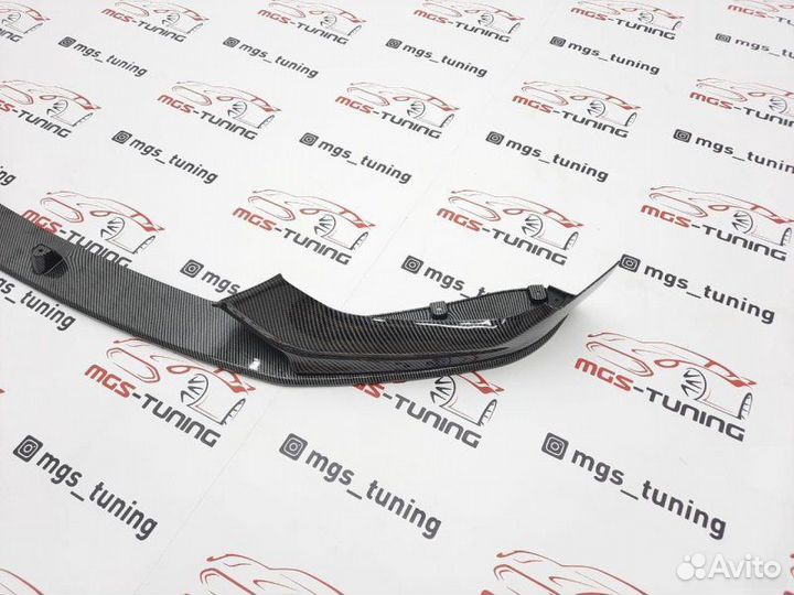 Губа BMW 1 серия F20 M-Performance Под карбон