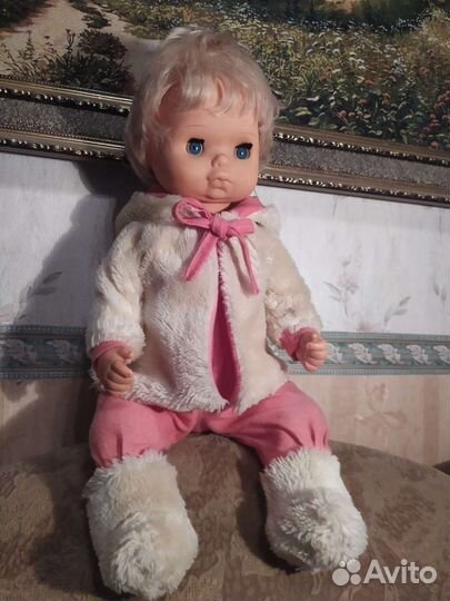 Редкая кукла гдр 1985 г Высота 65 см Отличное сост