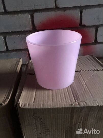 Горшок для цветов стекло